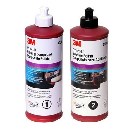 3M 39060 Perfect It Rubbing Compound & 39061 Machine Polish - Walmart.com