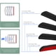 thumbnail image 5 of Moldura flexible | Tira de sellado autoadhesiva y moldura de pared autoadhesiva para bordes de azulejos, salpicaderos y esquinas | Moldura de goma de 6 metros para mejoras y decoración del hogar, 5 of 6