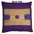 thumbnail image 2 of PKQWTM Basketball Court Parquet Reversible Mermaid Cushion Cover Home Decor Sequin Pillow Case Size 18x18 inches, 2 of 2