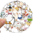 thumbnail image 3 of Set de stickers Hapiuen de 50 piezas, adorables patitos de vinilo impermeables, 3 of 7