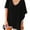 Black, variant on Women Chiffon Tassel Swimsuit Cover Up Beach Coverups for Swimwear