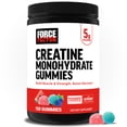 thumbnail image 2 of Force Factor Creatine Monohydrate Gummies, 5g Dose for Men & Women to Support Muscle, Strength, Recovery, Cognitive Health & Memory, Blue Raspberry Watermelon, 150 Gummies, 2 of 11