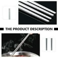 thumbnail image 4 of 3 Pairs of 39cm Stainless Steel Extra Long Hot Pot Chopsticks Frying Tableware, 4 of 5