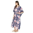 thumbnail image 5 of Oussum Women Plus Size Kaftan Dresses for Ladies Kimono Sleeve Caftan Long Maxi Kaftans Online, 5 of 8
