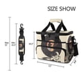 thumbnail image 3 of FORMRS Insulated Cooler Bag 24 Cans Capacity Soft Leakproof Lunch Box with Side Pockets, Space Record, 3 of 7