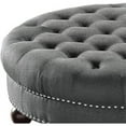 thumbnail image 3 of Riverbay Furniture Ottoman Rond en Charbon, 3 of 7