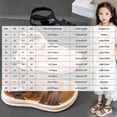 thumbnail image 5 of Childrens Gladiator Sandals Boys Girls Non Slip Solid T-Strap Fisherman Sandal Thick Soft Sole Walking Shoes Pink 12 Little Kids, 5 of 6