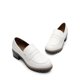 thumbnail image 4 of DREAM PAIRS Mocasines de Plataforma con Tacón Grueso para Mujer Blanco 8.5, 4 of 7