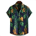 thumbnail image 3 of Camisa Hawaiana Con Estampado Para Hombre Playa Moda, 3 of 7