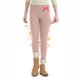 thumbnail image 1 of Pantalones largos de moda para niña, pantalones deportivos de cintura alta, pantalones elásticos, leggings con forro polar, pantalones lisos, pantalones de poliéster para niña., 1 of 5