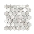 thumbnail image 4 of The Tile Life Eterna Hex 4" x 4" Onice Glass Mosaic Tile Sample, 1 Piece, 4 of 14