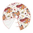 thumbnail image 3 of Salouo Watercolor Fall Christmas Tree Skirt 36" Farmhouse Christmas Decorations Snowman Xmas Tree Skirt Tree Mat for Holiday Party Decor, 3 of 8