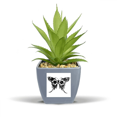 thumbnail image 1 of Style Chinois avec Ailes Florales Faux Pot de Fleurs Ananas Mini Décor, 1 of 3