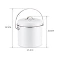 thumbnail image 1 of Langgg 5L Retro Compost Bin Kitchen Trash Bin with Activated Carbon Filter Trash Can, 1 of 8