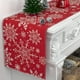 thumbnail image 5 of Merry Christmas Linen Table Runner Dresser Scarves Winter Snow Xmas Tree Snowman Snowflake Table Runners For Dinning Table Kitchen Decor Holiday Dinner, 5 of 6