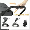 thumbnail image 5 of Cochildor Lite 2.0 Baby Stroller with Bassinet Mode - 3-Position Reversible Lightweight Stroller for 0-36 Months, Foldable Compact Travel Stroller with UPF 50+ Canopy, Black, 5 of 9