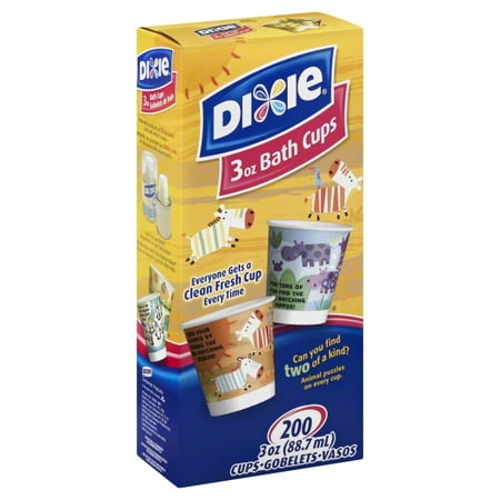 Dixie Everyday Bath Cups, 3 Oz, 200 Ct