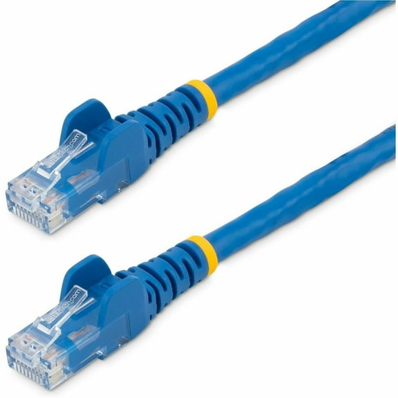 StarTech 1 ft. CAT6 Ethernet Cable - 10 Pack - ETL Verified - Blue CAT6 Patch Cord - Snagless RJ45