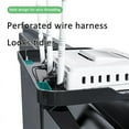 thumbnail image 7 of Punch-Free Computer Monitor Rack Plastic TV Set-Top Box Screen Bracket Router Storage Rack (black), 7 of 7