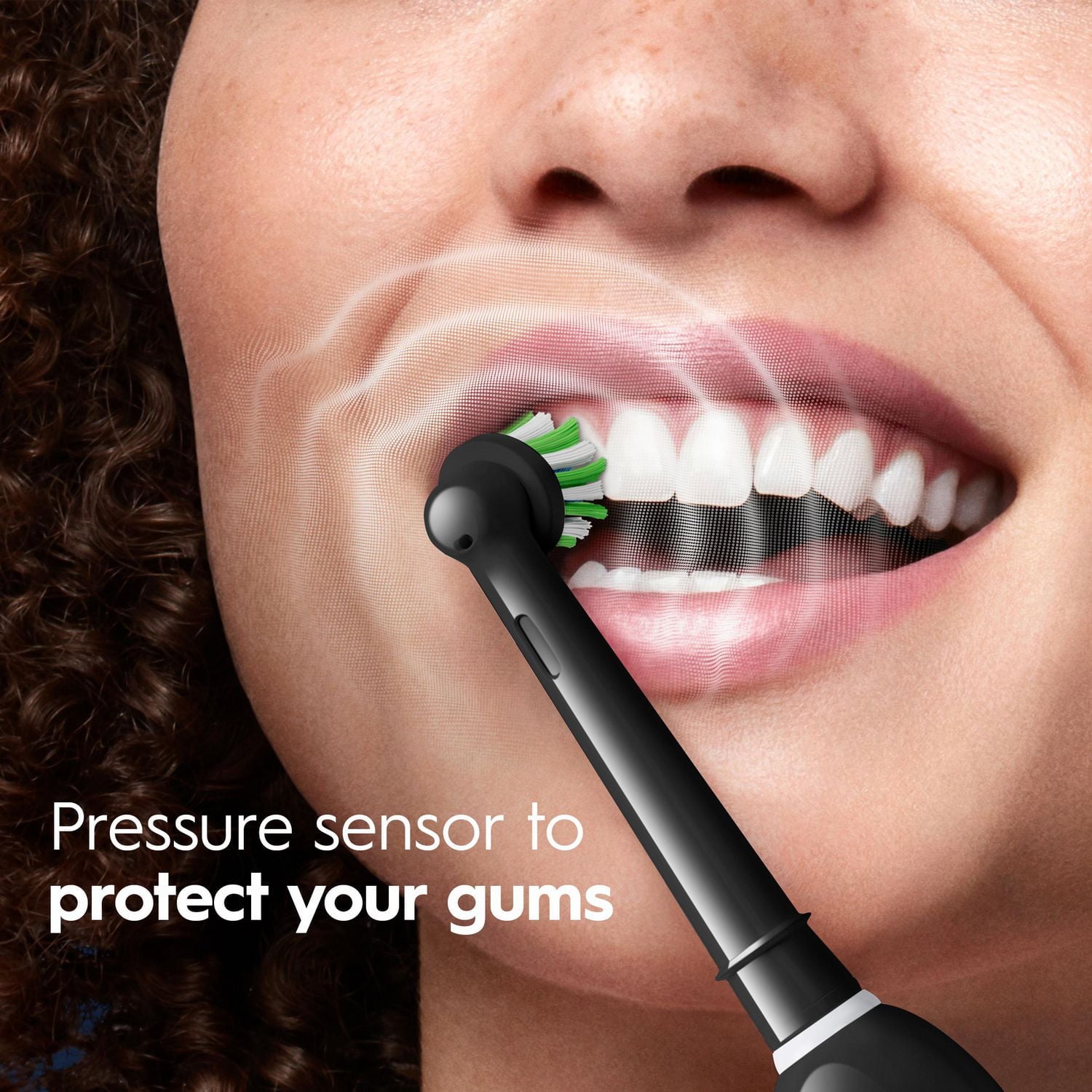 Brosse à dents électrique Oral-B Pro 1000 avec une (1) brossette, rechargeable, noire