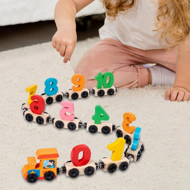 Tren de Números Magnético de Madera, Bloqu de Construcción, Coche de Ensamblaje, Herramienta de Aprendizaje y Darrollo Cognitivo Temprano para Niños Pequeños - AliExprs 26 Tren de Números Magnético de Madera, Bloqu de Construcción, Coche de Ensamblaje, Herramienta de Aprendizaje y Darrollo Cognitivo Temprano para Niños Pequeños - AliExprs 26