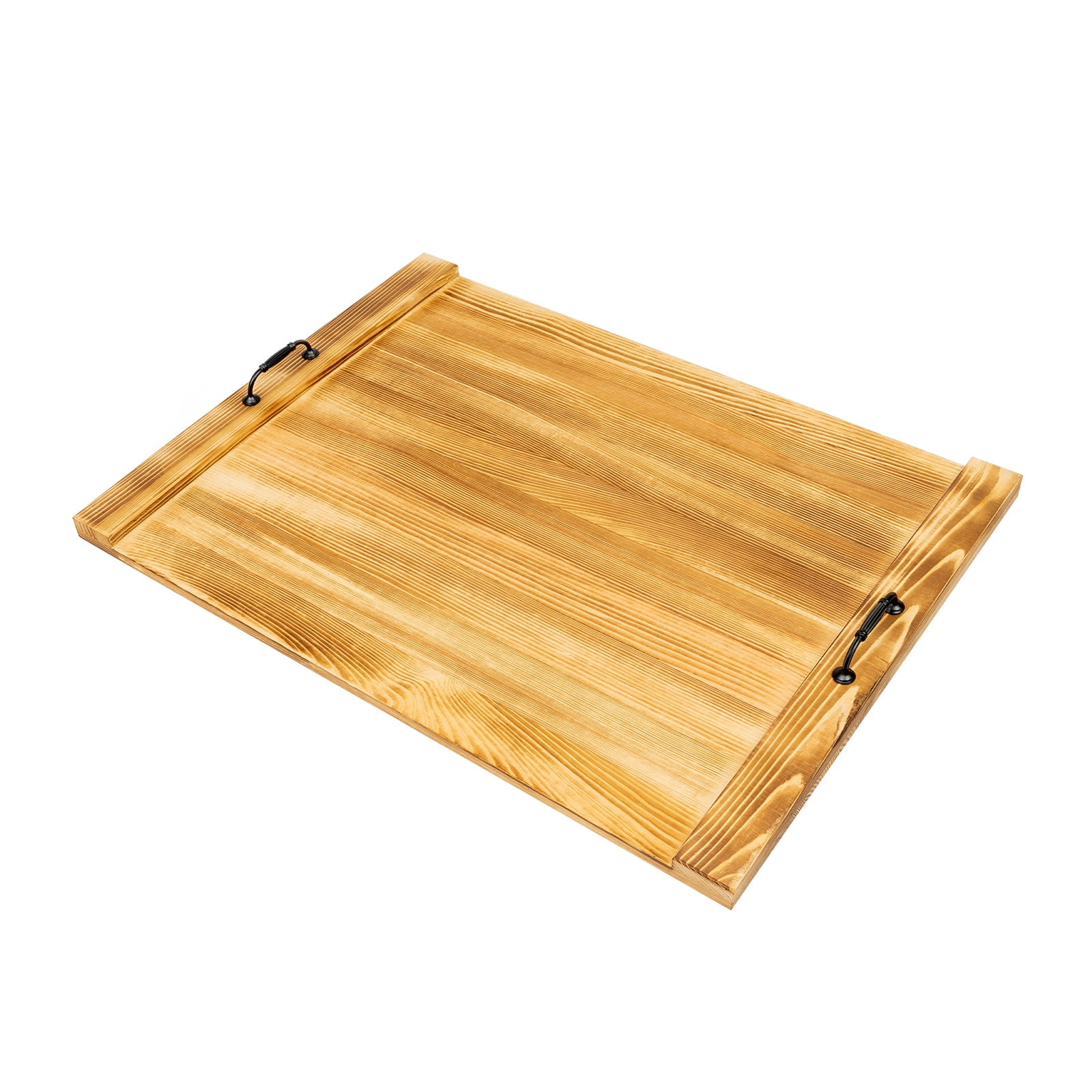 Noodle Board Stove Cover with Built-in Handles, 3 in 1 Stove Top Covers Board for Gas Burners and Electric Stove, Wooden RV Stovetop Cover, Tray for Kitchen Counter Space （30x22 In,Wood）