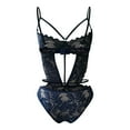 thumbnail image 4 of Gibobby Lencería mujer erótica Lenceria Extreme Sexy Dessous New Luxury Sexs Color Negro Mujeres Sexy Liguero Lencería Sex Bra and Panty Sets Lenceria Bragas(Marina, XXG), 4 of 5