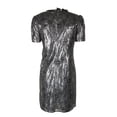 thumbnail image 2 of Michael Kors Sequined Lace Shift Dress Womens dress MSRP $250 Silver XL, 2 of 3