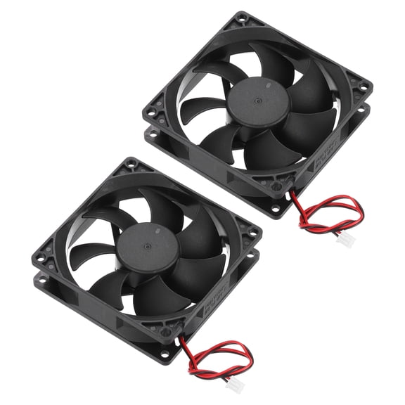 2 Pcs DC12V Brushless Cooling Fan DC12V 0.15A 90x90x25mm 2Pin 2Wire High Speed Quiet for 3D Printer Computer Case Video Equipment DIY Ventilation Project