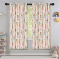 thumbnail image 5 of Blackout Kids Curtains,Beige Princess Watercolor Dress Pattern Childrens Insulated Curtains Set Of 2,Bedroom Essentials,Toddler Room Decor 42"x63", 5 of 5