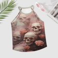 thumbnail image 2 of 0bgzyagj Women's Vest with Round Holes Loose Casual Summer Top Round Neck Sleeveless, 2 of 6