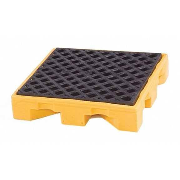 Spill Deck, 11 gal Spill Capacity, 1 Drums, 1,500 lb Load Capacity, Polyethylene