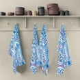 thumbnail image 4 of GZHJMY 6 Pack Paisley Nation Blue Kitchen Towels, Soft Highly Absorbent Dish Towels Reusable Tea Towels Set, 28"x 18", 4 of 6