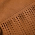 thumbnail image 5 of Tennis Skirts for Women Summer Western Style Fringe Bodycon Skirt for Everyday Casual Comfort Versatile A Line Denim Brown XL, 5 of 8