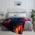 thumbnail image 4 of Blankets Galaxy Astronaut Print Soft Blanket Blanket Micro Fleece Blanket All, 4 of 6