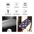 thumbnail image 4 of Bingfone Car Four-Season Universal Armrest Box Mat,Car Armrest Seat Cover Soft Leather Waterproof Armrest Cover Center Console Mat-Corgi Lying With Moons And Stars, 4 of 7