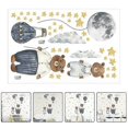thumbnail image 3 of 2Pcs Playfull Cartoon Wall Sticker Set for Whimsical Room Decoration, 3 of 3