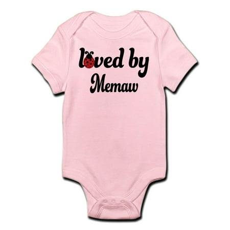 

CafePress - Loved By Memaw Ladybug Infant Bodysuit - Baby Light Bodysuit