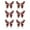 Red-2C-home supplies, variant on LEFTHIGH Home 6 Piece Red Gold Glitter Butterfly Bowknot 3D Decorative Sticker Set for Valentines Day Wedding Holiday Party Wall Window Decor Valentines Decor