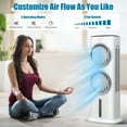 thumbnail image 2 of Costway 3-in-1 Evaporative Air Cooler w/ Fan &Humidifier Swamp Fan w/ 9H Timer Remote, 2 of 10