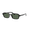 Black Frame | Dark Green Lens, variant on RAY-BAN RB4455F ZURI BIO-BASED LOW BRIDGE FIT Pillow Shape Sunglasses Havana Frame | Dark Grey Lens 51mm