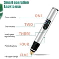 thumbnail image 2 of Pluma de grabado eléctrica de 36 patrones, herramienta de grabado y grabado inalámbrica de 35 bits y 25 W, mini máquina de grabado profesional recargable por USB, utilizada para joyería, madera, metal, 2 of 5