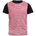 thumbnail image 1 of Halloween Pink Flamingo Costume All Over Mens Black Back T Shirt, 1 of 1