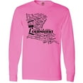 thumbnail image 3 of Inktastic Louisiana Word Salad Long Sleeve T-Shirt, 3 of 5