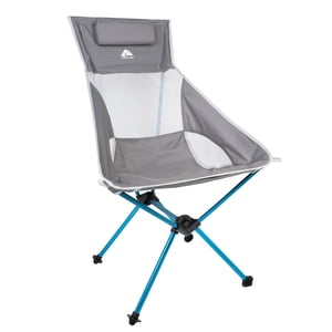 Ozark Trail Ultra-Light High-Back Camp Chair, Gray