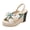 White, variant on YLYL Women's Platform Wedge Sandals Espadrilles Open Toe Slip on Fashion Casual Summer Slippers