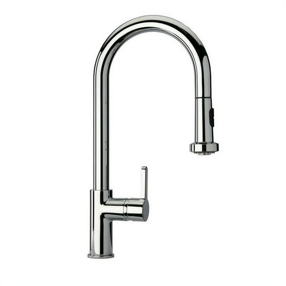 La Toscana 92CR591LLLFE Novello Pull-Down Sprayer Kitchen Faucet in Chrome