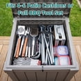 thumbnail image 3 of MINDYES 60 Gallon Outdoor Deck Box, Storage Box for Patio Cushions, Pool Floats & Garden Tools for Backyard, Beige, 3 of 7