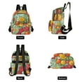 thumbnail image 4 of FORMRS Mini Backpack Purse for Women Travel Daypack Casual Shoulder Bag, Vibrant Tomatoes, 4 of 7