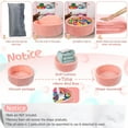 thumbnail image 3 of Foam Baby Ball Pit, 35.4"x 11.8" Ball Pits for Toddlers, Soft Round Kiddie Playpen Ball Pool for Kids with Soft Memory Sponge, Ideal Gift for Babies Indoor and Outdoor Game,Pink(Balls not Included), 3 of 14